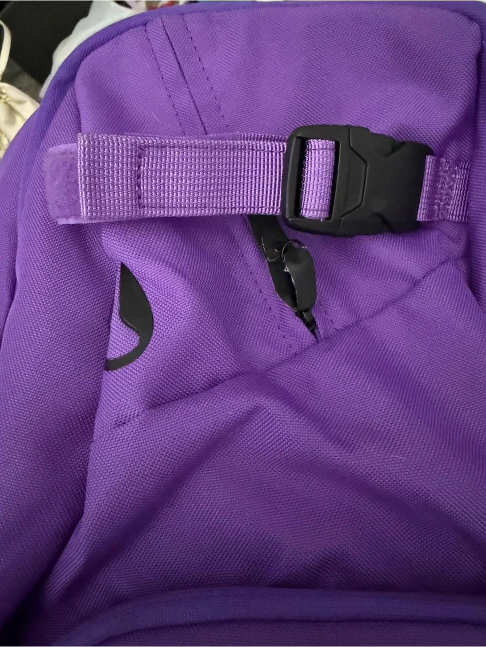 Nikon Purple Men's Backpack with Multiple Pockets